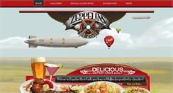 Desktop Screenshot of eatatzeppelins.com